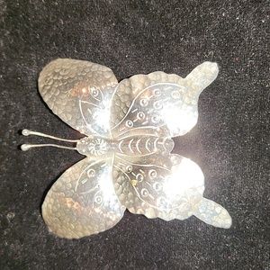 Silver Butterfly Pendant